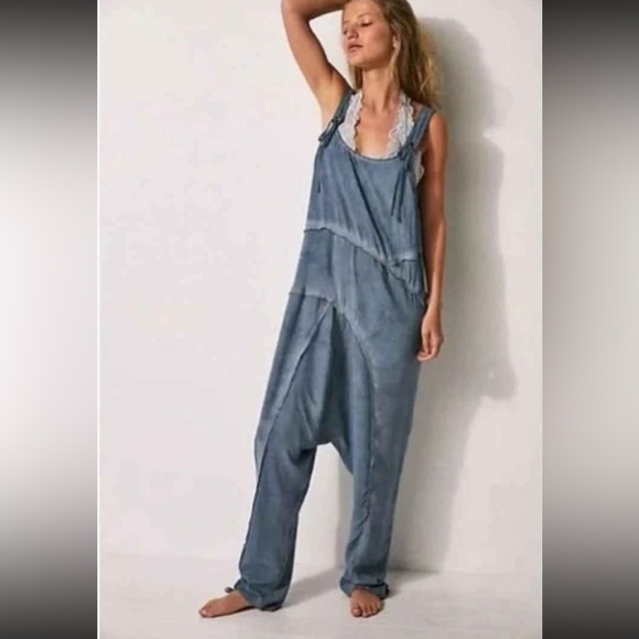 Free People Intimately Act Naturally Shapeless Romper - Picture 4 of 11